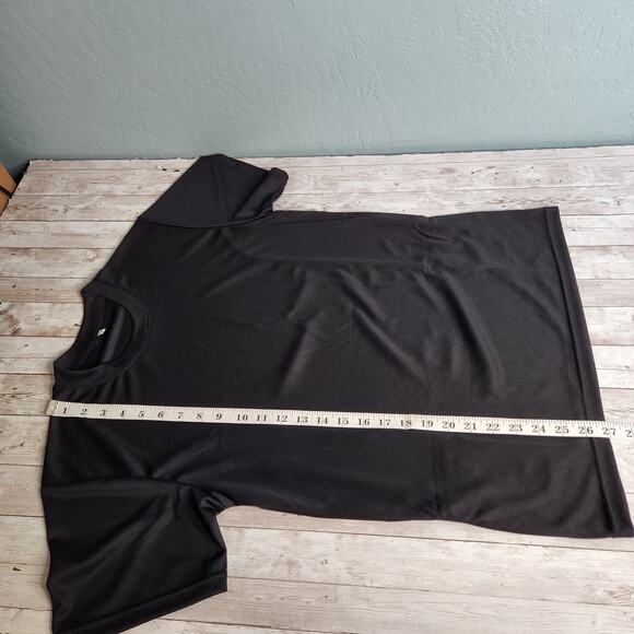 Technology Apparel Men's Black Performance T-Shirt Size M - Picture 6 of 6